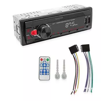 Bluetooth-Compatible Car Radio Player In-Dash Audio System Universal Hands-Free Calling RV Upgrade Accessories
