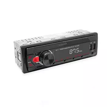 Bluetooth-Compatible Stereo Car Radio Player In-Dash Audio System Universal Hands-Free Calling Voice Control Upgrade