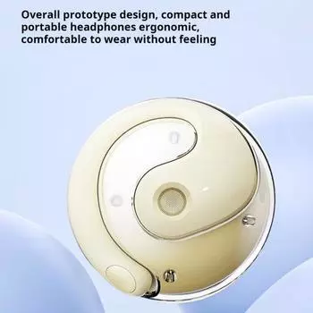 Bluetooth-compatible Wireless Earphones Ergonomic Design IPX5 Waterproof 3D Stereo Sound Music Calls Earbuds чёрный