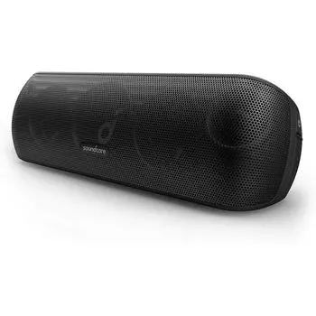 Bluetooth-динамик Anker Soundcore Motion+ со звуком высокого разрешения, мощностью 30 Вт, расширенными басами и высокими частотами, беспроводной портативный динамик Hi-Fi чёрный