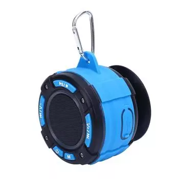 Bluetooth-динамик для душа IPX7 Плавающий динамик для бассейна с RGB-подсветкой Беспроводной стереобас с микрофоном