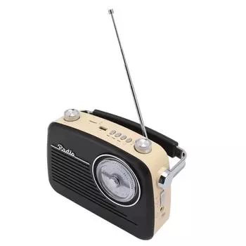 Bluetooth-динамик Портативный Универсальный Надежный Подключение FM AM SW Мини USB Bluetooth-динамик для US Plug чёрный