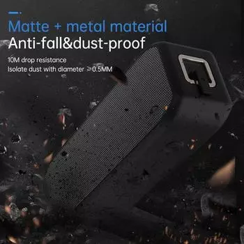 Bluetooth-динамик премиум-класса — мощность 20 Вт, беспроводное воспроизведение, функция подсветки, FM-радио, совместимость с USB и TF-картами, увеличенный аккумулятор Bluetooth чёрный