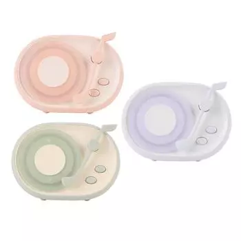 Bluetooth-динамик с подсветкой, ретро-аккумулятор 1200 мАч, усиление басов, подарок на день рождения, винтажный динамик Light Violet