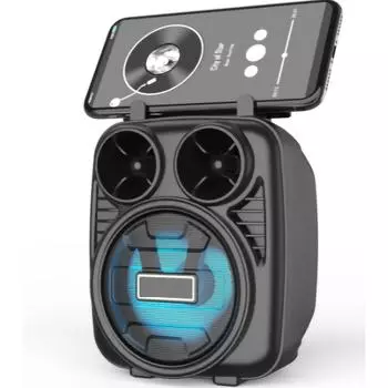 Bluetooth-динамик с высокой громкостью и мощным басом, многофункциональный портативный беспроводной динамик для улицы