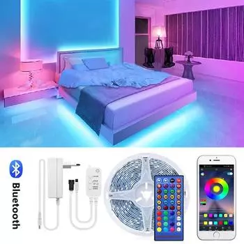 Неоновая светодиодная лента 3 м 5 м RGB неоновая светодиодная лента с управлением из приложения DIY световые эффекты синхронизация музыки неоновая световая лента для украшения стен гостиной спальни 3m