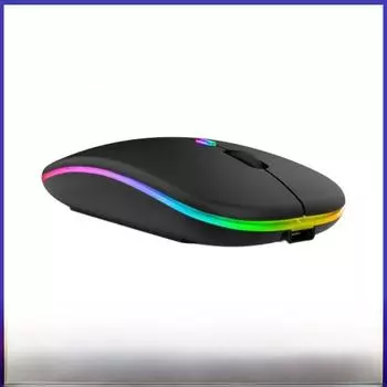 Bluetooth двухрежимная перезаряжаемая светящаяся мышь для iPad, телефона, планшета, компьютера