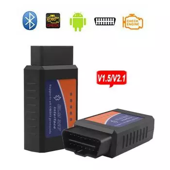 Bluetooth ELM327 OBDII Авто Диагностический Инструмент для Android ELM327 V2.1 OBD2 Код Считыватель OBD2 Автомобильный Диагностический Инструмент Сканер