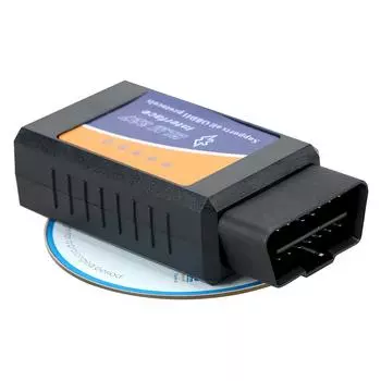 Bluetooth ELM327 OBDII Авто Диагностический Инструмент для Android OBD2 Автомобильный Диагностический Инструмент Сканер чёрный