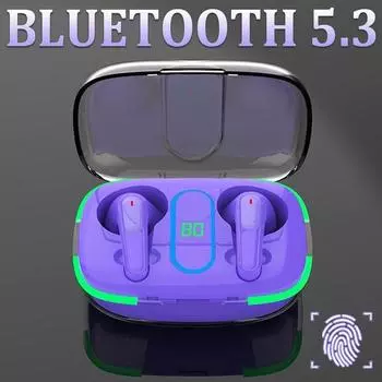 Bluetooth-гарнитура 9D Hi-Fi стерео спортивные наушники со светодиодным дисплеем беспроводные наушники игровая музыкальная гарнитура