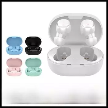 Bluetooth-гарнитура A6S 5.0: Игровые наушники с шумоподавлением, длительным сроком службы аккумулятора и беспроводным подключением чёрный