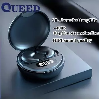 Bluetooth-гарнитура, беспроводная боковая гарнитура для сна с шумоподавлением, невидимая гарнитура для сна белый