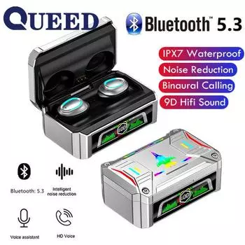 Bluetooth-гарнитура Беспроводная TWS большой емкости белый