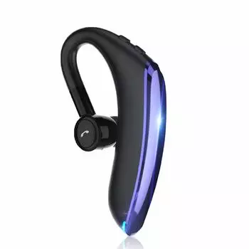 Bluetooth-гарнитура, беспроводные наушники, одно ухо, большая емкость аккумулятора, наушники с креплением на ухо, совместимые с iPhone/Android Blue 5.4