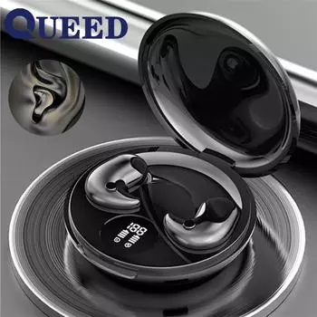 Bluetooth-гарнитура для сна 5.3tws Беспроводная мини-входная спортивная гарнитура для сна чёрный