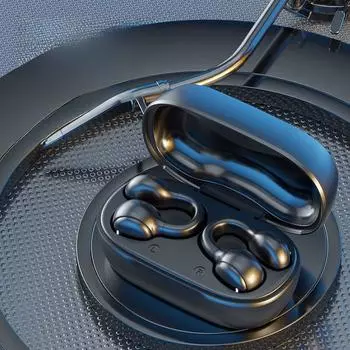 Bluetooth-гарнитура M47: Водонепроницаемые шумоподавляющие наушники с цифровым дисплеем и клипсой. Clip-on чёрный