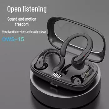Bluetooth-гарнитура OWS15 с открытым ухом и костной проводимостью