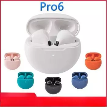 Bluetooth-гарнитура Pro6, беспроводная внутриканальная, с очень долгим сроком службы батареи, спортивная беспроводная Bluetooth-гарнитура TWS