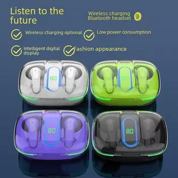 Bluetooth-гарнитура PRO Series - PRO60/PRO70/PRO80 с беспроводной зарядкой и прозрачным цифровым дисплеем PRO60 чёрный