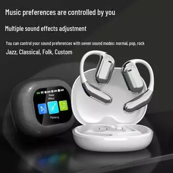 Bluetooth-гарнитура Q16Pro с заушным креплением 2024: Шумоподавление и сверхдолгое время работы от аккумулятора Q16S