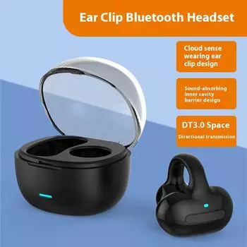 Bluetooth-гарнитура с костной проводимостью, высокой мощностью, беспроводной, с длительным сроком службы, с цифровым дисплеем, спортивная гарнитура neutral color box packaging