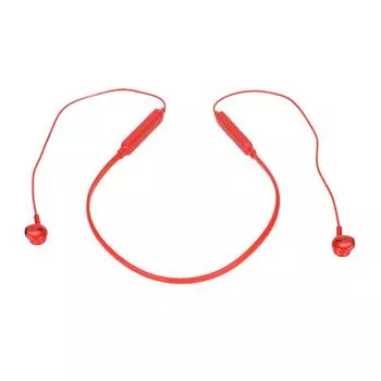Bluetooth-гарнитура с шейным ободом, водонепроницаемая IPX7, с шумоподавлением, глубокие басы, гибкая, беспроводная, спортивная красный