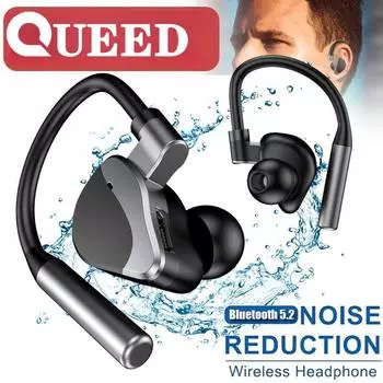 Bluetooth-гарнитура с ультра-длинным продолжением, подвесное одно ухо, беспроводная гарнитура для вождения, не предназначенная для ушей, сверхдлительный режим ожидания