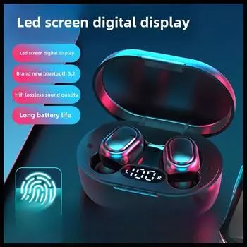 Bluetooth-гарнитура Sport Tws Low Power Ultra Long Life с шумоподавлением и цифровым дисплеем чёрный