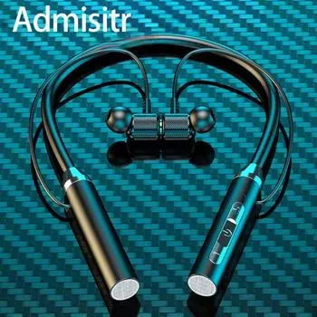 Bluetooth-гарнитура, спортивные бинауральные наушники - вкладыши, подвесного типа, сверхдолгий срок службы в режиме ожидания чёрный