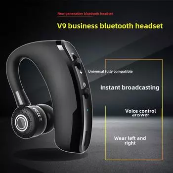 Bluetooth-гарнитура, улучшенная, бизнес-стереогарнитура, беспроводная Bluetooth-гарнитура Tws чёрный