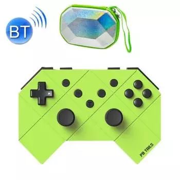 Bluetooth-геймпад для Nintendo Switch, портативный беспроводной контроллер для Android, Raspberry Pi, Windows, STEAM, легкий ретро-контроллер Switch | Neon 12*8*2.31cm зелёный/жёлтый
