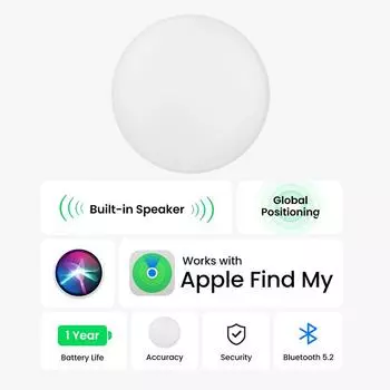 Bluetooth GPS Smart Tag для замены Apple Airtag Anti-lose Tracker для наушников IOS MFi Key Finder Работает с Find My