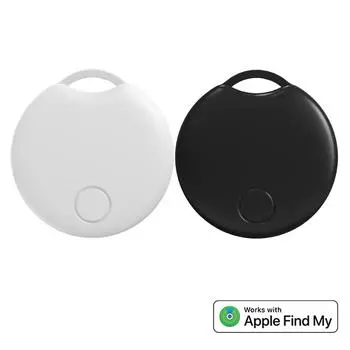 Bluetooth GPS-трекер для Apple Air Tag через приложение Find My. Умное отслеживание для поиска мелких вещей, сумок, ключей для детей и домашних животных. белый