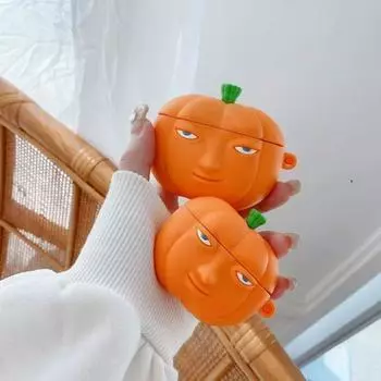 Bluetooth Headset Case Fun Huang Zitao Expression Airpodspro2 Silicone Soft Case Three Generation Creative Five Generation Shatter-resistant Box Huaqiang North Five Generations Zitao Pumpkin