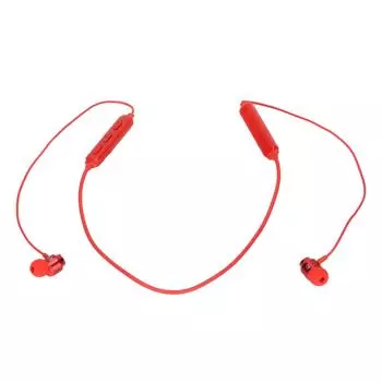 Bluetooth Headset Neck Mounted Wireless Headset Neckband Sports Headset Noise Reduction Earplugs красный