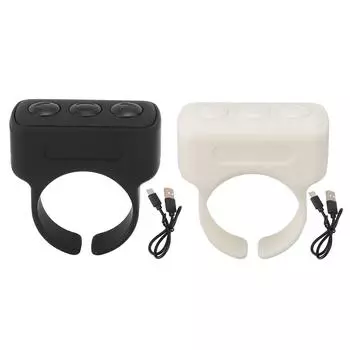 Bluetooth-контроллер Многофункциональный модный пульт дистанционного управления для селфи .0 Беспроводное управление прокруткой страницы Black