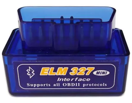 Bluetooth Mini ELM327 OBD2 Авто OBD2 Диагностический интерфейс сканера Инструмент синий