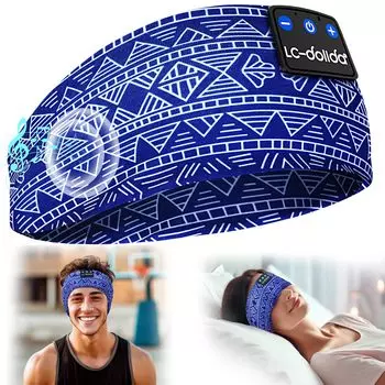 Bluetooth-наушники HiFi Sound Bluetooth Soundproof Earamuffs for Sleep Earphones for Boys Headband, —Sports Headband, Sweat-Intensive Headband,