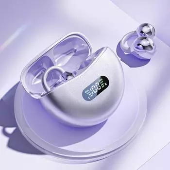 Bluetooth-наушники M79 с ультрадолгим сроком службы, наушники с костной проводимостью, без внутриушной клипсы фиолетовый