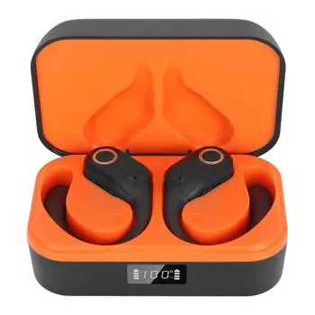 Bluetooth-наушники-переводчики, 144 языка, шумоподавление, стереонаушники для перевода, с чехлом для зарядки, черные