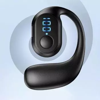 Bluetooth-наушники с шумоподавлением, функцией цифрового дисплея, HD-вызовом и долгим сроком службы чёрный