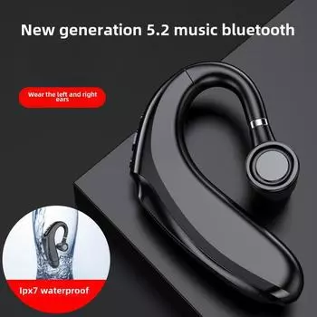 Bluetooth-наушники высокой мощности, беспроводные, сверхдолгоиграющие, висячие спортивные наушники с шумоподавлением чёрный