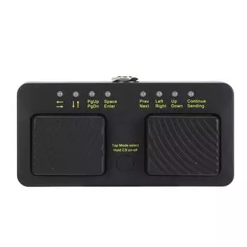 Bluetooth Page Turner Беспроводной контроллер для перелистывания нот с ножным переключателем для планшета