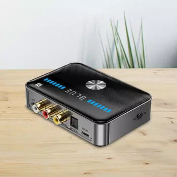 Bluetooth-передатчик, приемник, адаптер AUX, портативное двойное сопряжение, аудио, оптический RCA для