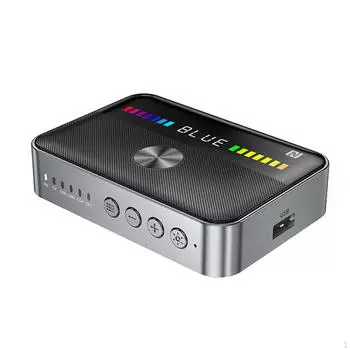 Bluetooth передатчик приемник аудио адаптер светодиодный дисплей экран V5.3 3.5 мм AUX RCA для