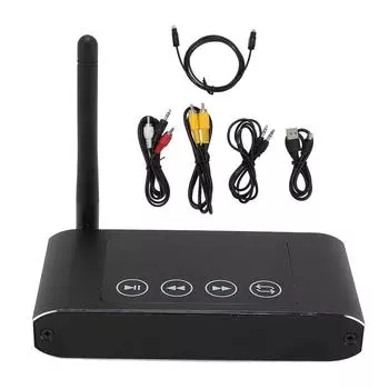 Bluetooth приемник передатчик 15м диапазон передачи алюминиевый сплав цифровой дисплей Bluetooth звук Ada