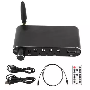 Bluetooth приемник передатчик 4 в 1 многофункциональный Поддержка воспроизведения U-диска HiFi ЦАП цифровой в