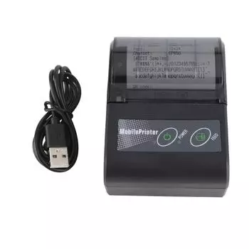 Bluetooth-принтер чеков с автоматическим переходом в спящий режим и выходом из спящего режима, беспроводной мини-принтер билетов для ресторанов