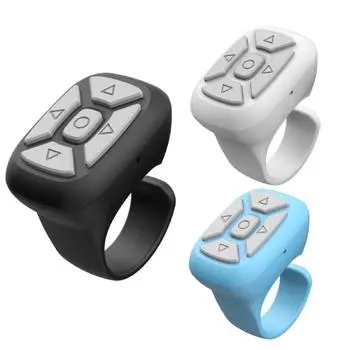 Bluetooth-пульт дистанционного управления Устройство перелистывания страниц для контроллера прокрутки видео TIK Tok чёрный