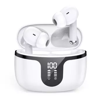 Bluetooth с улучшенным звуком Беспроводные наушники Bluetooth наушники Bluetooth наушники канального типа ENC шумоподавление светодиодный дисплей с